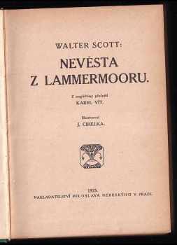Walter Scott: Nevěsta z Lammermooru