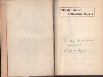Vítězslav Nezval: Neviditelná Moskva