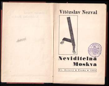 Vítězslav Nezval: Neviditelná Moskva