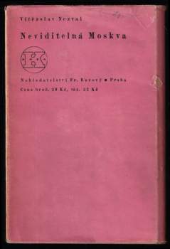 Vítězslav Nezval: Neviditelná Moskva