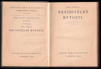 Bohumil Němec: Neviditelné bytosti
