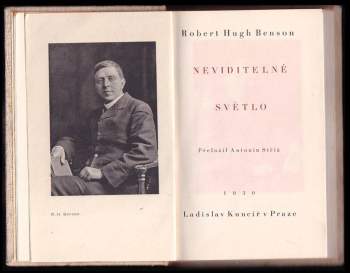 Robert Hugh Benson: Neviditelné světlo