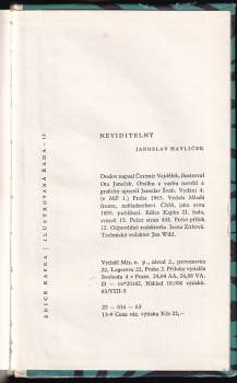 Jaroslav Havlíček: Neviditelný