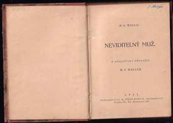 H. G Wells: Neviditelný muž