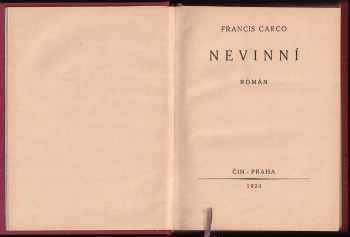 Francis Carco: Nevinní