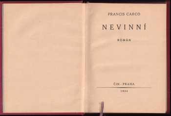 Francis Carco: Nevinní