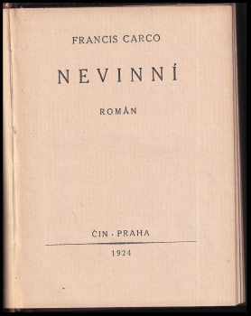 Francis Carco: Nevinní : Rom