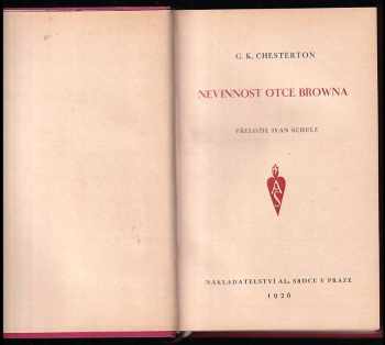 G. K Chesterton: Nevinnost otce Browna