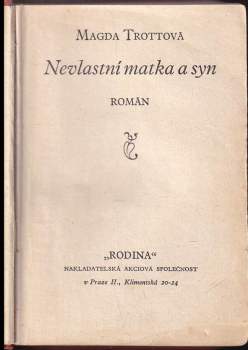 Magda Trott: Nevlastní matka a syn