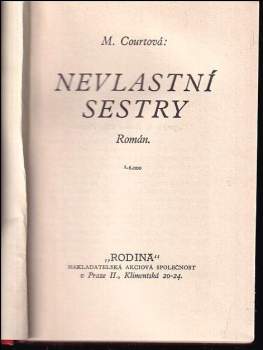 Hedwig Courths-Mahler: Nevlastní sestry