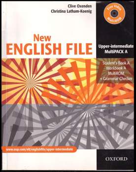 Christina Latham-Koenig: New English file, Upper-intermediate, MultiPACK A - Student's book, Workbook A + Grammar Checker