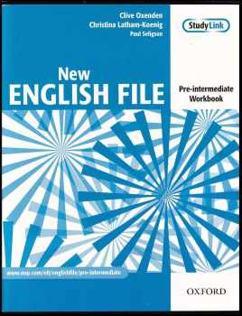 Christina Latham-Koenig: New English file pre-intermediate student's book [s anglicko-českým slovníčkem] + workbook + workbook key