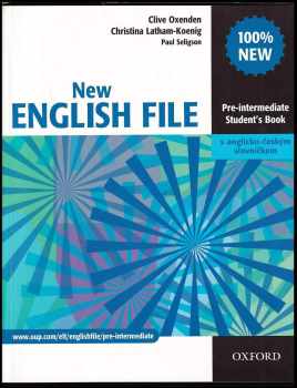 Christina Latham-Koenig: New English file pre-intermediate student's book [s anglicko-českým slovníčkem] + workbook + workbook key