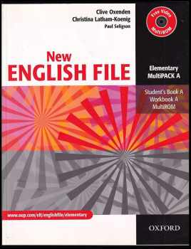 Christina Latham-Koenig: New English file - Elementary Multipack A - Student's Book A, Workbook A, MultiROM