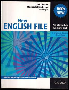 Christina Latham-Koenig: New English file - Workbook + Student´s book - BEZ CD