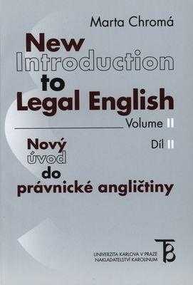 Marta Chromá: New Introduction to Legal English