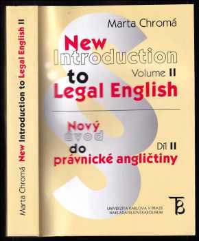 Marta Chromá: New introduction to legal English