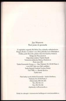 Jojo Moyes: Než jsem tě poznala