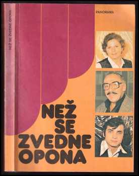 Než se zvedne opona - Jan Dvořák (1984, Panorama) - ID: 344485