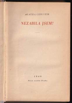 Agatha Christie: Nezabila jsem!