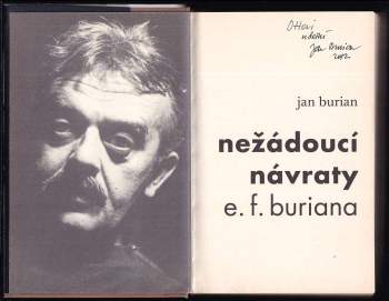 Jan Burian: Nežádoucí návraty E.F. Buriana