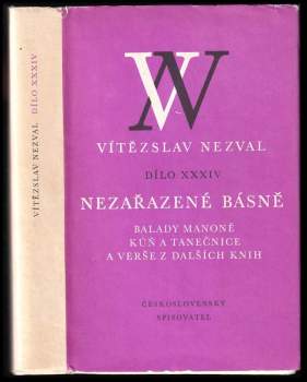 Vítězslav Nezval: Nezařazené básně