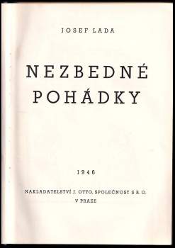 Josef Lada: Nezbedné pohádky