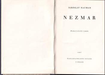 Jaroslav Nauman: Nezmar