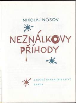 Nikolaj Nikolajevič Nosov: Neználkovy příhody
