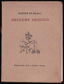 Honoré de Balzac: Neznámé arcidílo