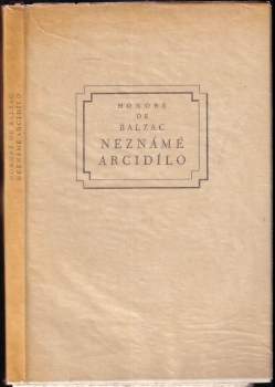Honoré de Balzac: Neznámé arcidílo