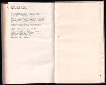 John Steinbeck: Neznámému bohu