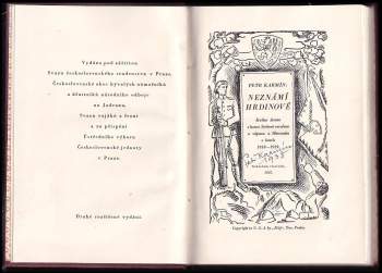 Petr Karmín: Neznámí hrdinové