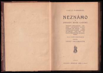 Camille Flammarion: Neznámo a záhady duše lidské