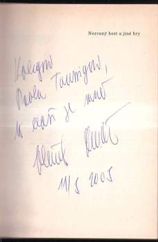 Vlastimil Venclík: Nezvaný host a jiné hry