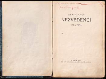Josef Pavlovický: Nezvedenci