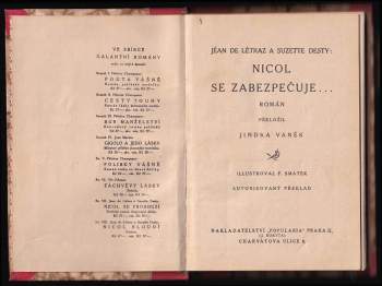Jean de Létraz: Nicol se zabezpečuje