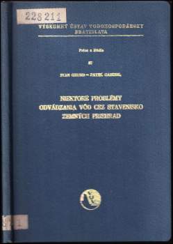 Niektoré problémy odvádzania vód cez stavenisko zemných priehrad