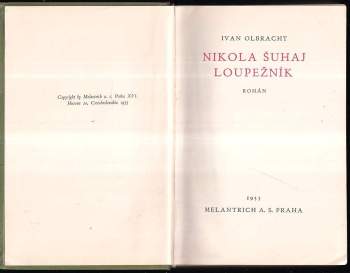 Ivan Olbracht: Nikola Šuhaj loupežník