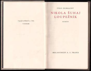 Ivan Olbracht: Nikola Šuhaj loupežník
