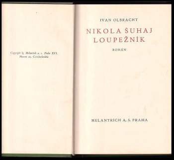 Ivan Olbracht: Nikola Šuhaj loupežník