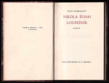Nikola Šuhaj loupežník : román