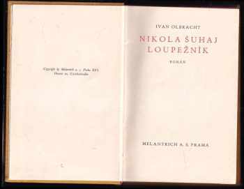 Nikola Šuhaj loupežník : román