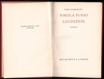 Ivan Olbracht: Nikola Šuhaj loupežník