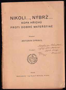 Nikoli..., nýbrž