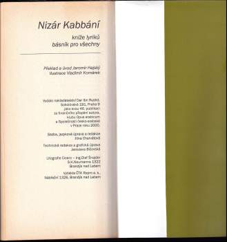 Nizár Kabbání: Nizár Kabbání