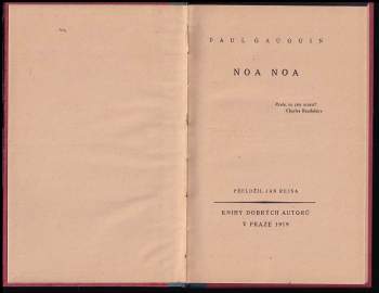 Paul Gauguin: Noa Noa