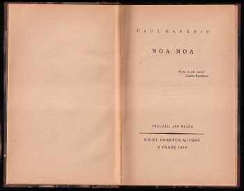 Paul Gauguin: Noa Noa