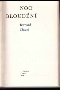 Bernard Clavel: Noc bloudění