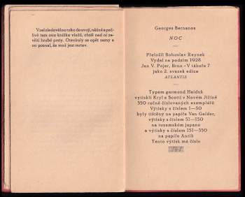 Georges Bernanos: Noc